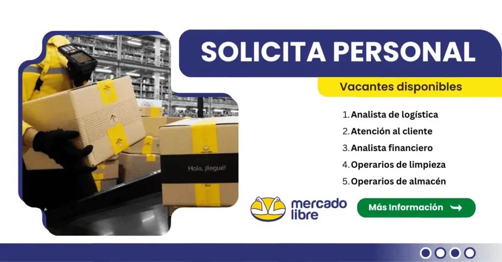 Vacantes en Mercado Libre: Oportunidades en Tecnología, Logística y Atención al Cliente